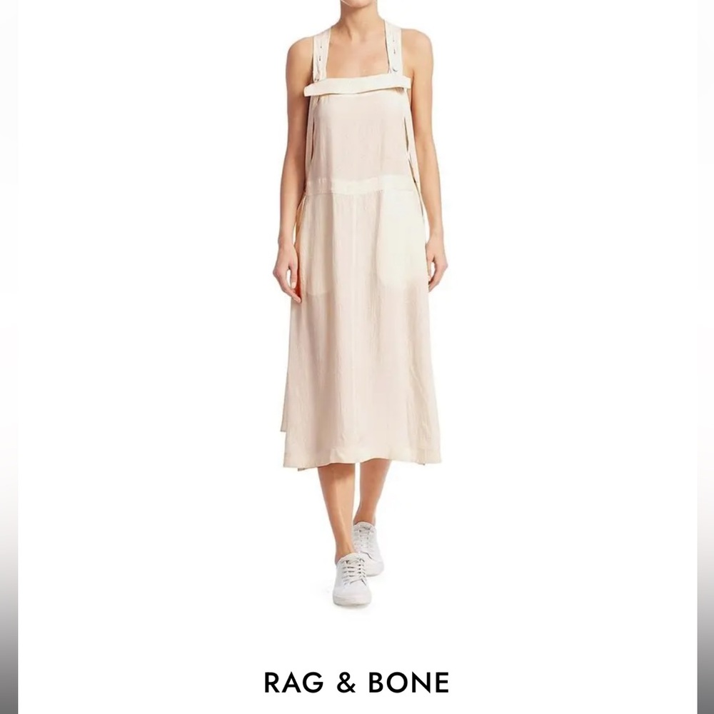 Rag & Bone Adrian apron midi dress